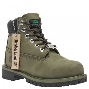 Timberland Premium 6 Inch Verzi Inchis | SN-TBL46611